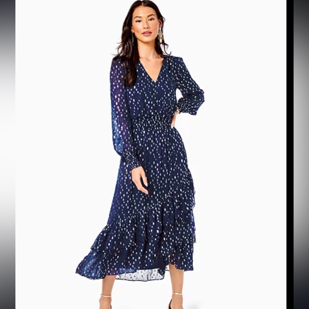 Lilly Pulitzer NWT Cristiana Midi Dress